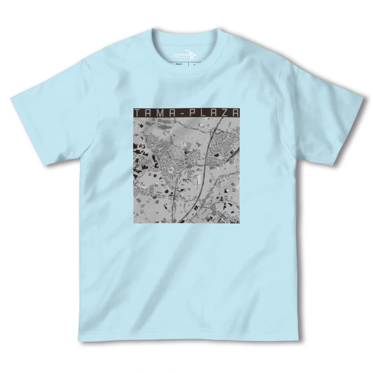 【たまプラーザ(神奈川県)】地図柄ヘビーウェイトTシャツ