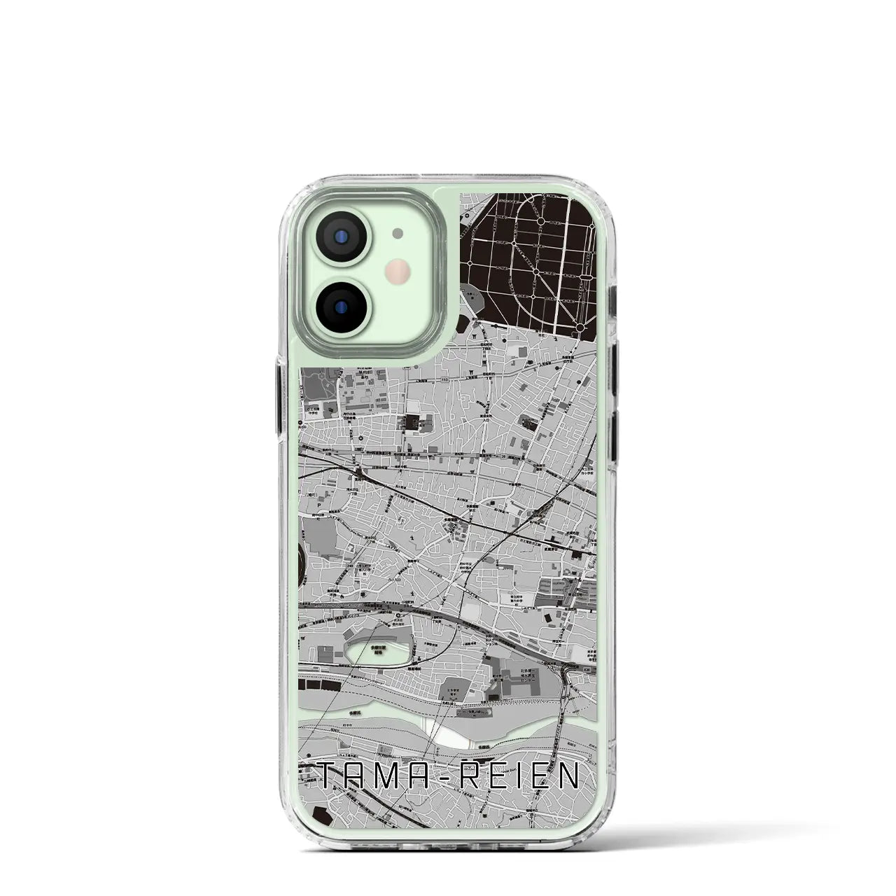 【多磨霊園(東京都)】地図柄iPhoneケース(MagSafeタイプ)