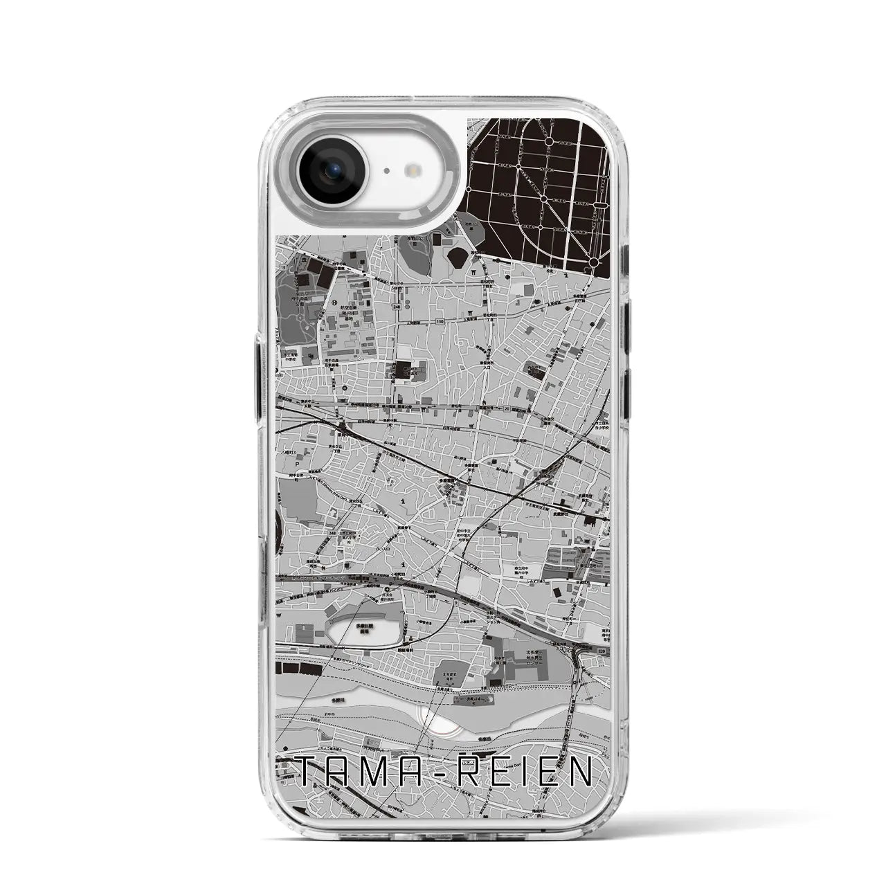 【多磨霊園(東京都)】地図柄iPhoneケース(MagSafeタイプ)