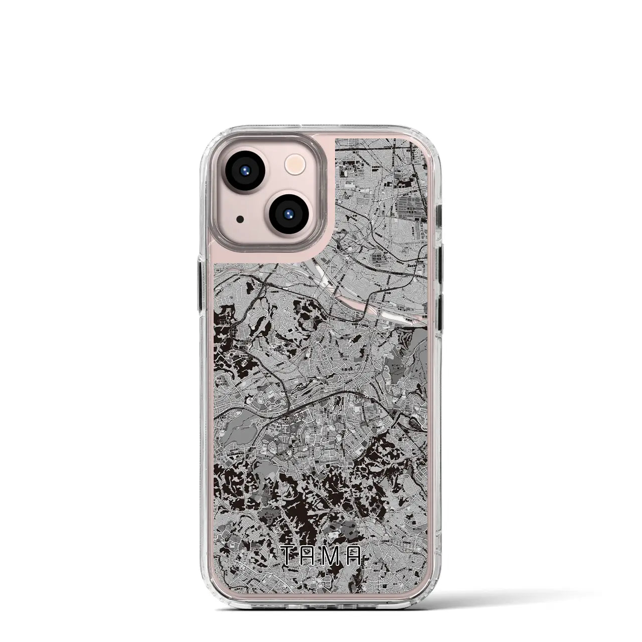 【多摩(東京都)】地図柄iPhoneケース(MagSafeタイプ)