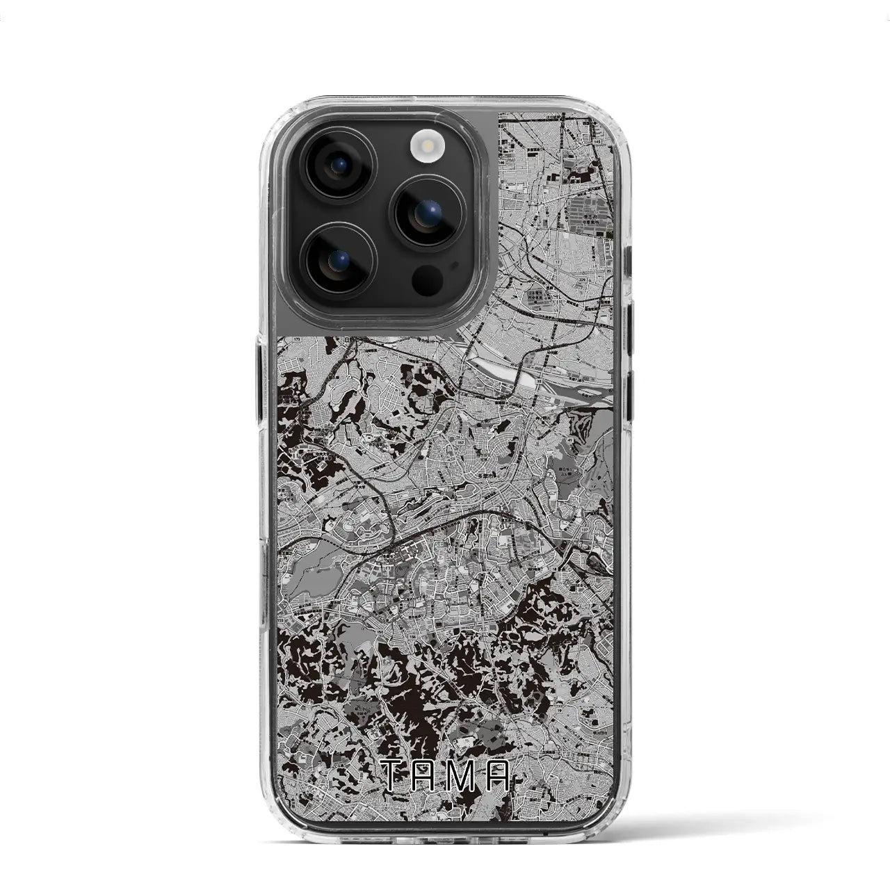 【多摩(東京都)】地図柄iPhoneケース(MagSafeタイプ)