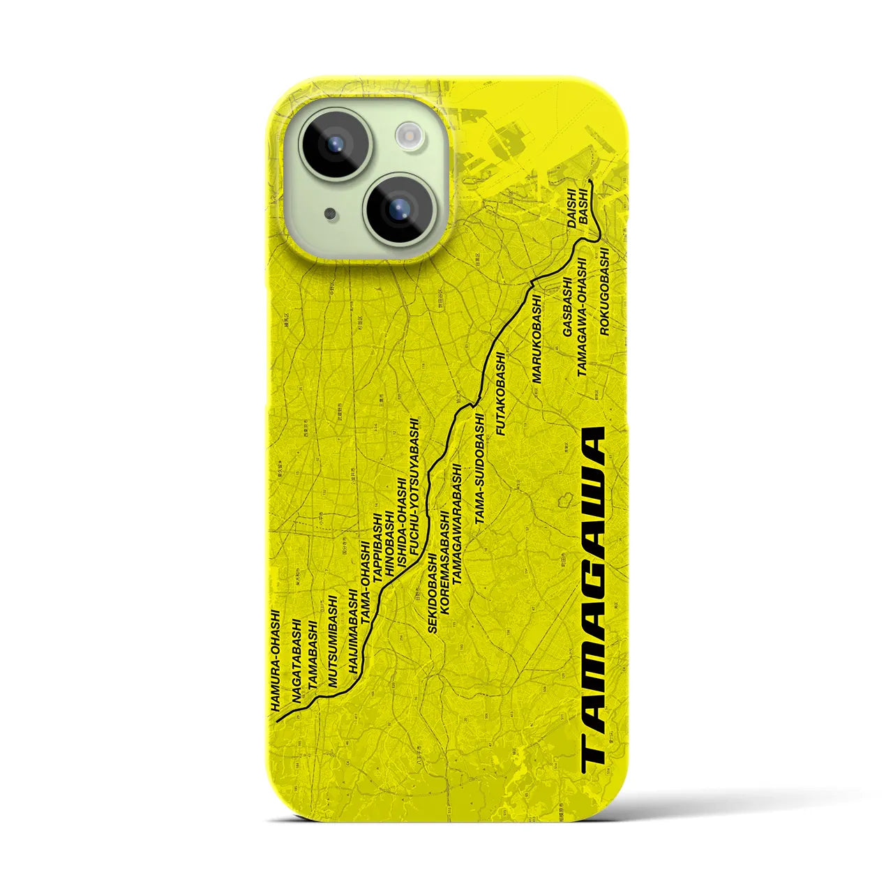 【多摩川(東京都)】サイクリストiPhoneケース(バックカバータイプ)