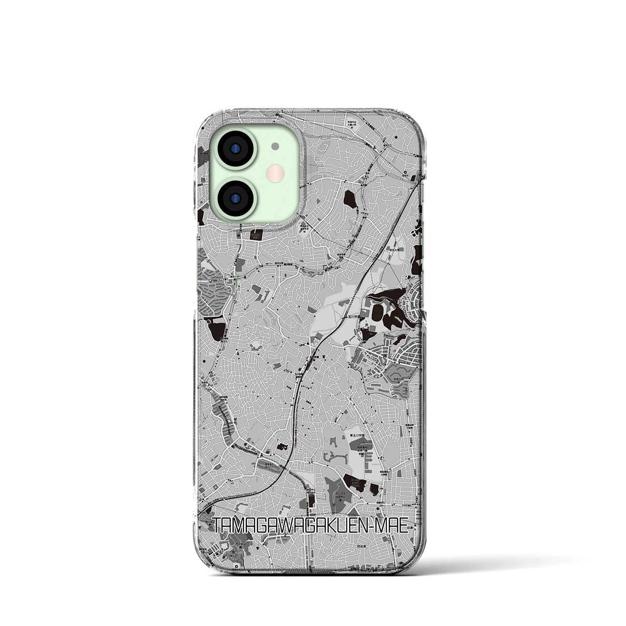 【玉川学園前(東京都)】地図柄iPhoneケース(クリアタイプ)