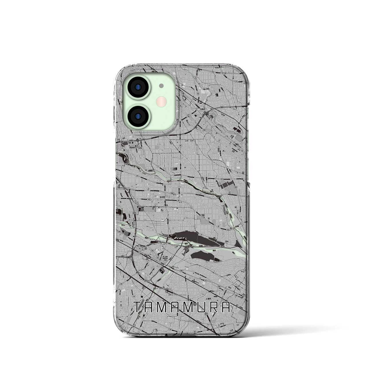 【玉村(群馬県)】地図柄iPhoneケース(クリアタイプ)