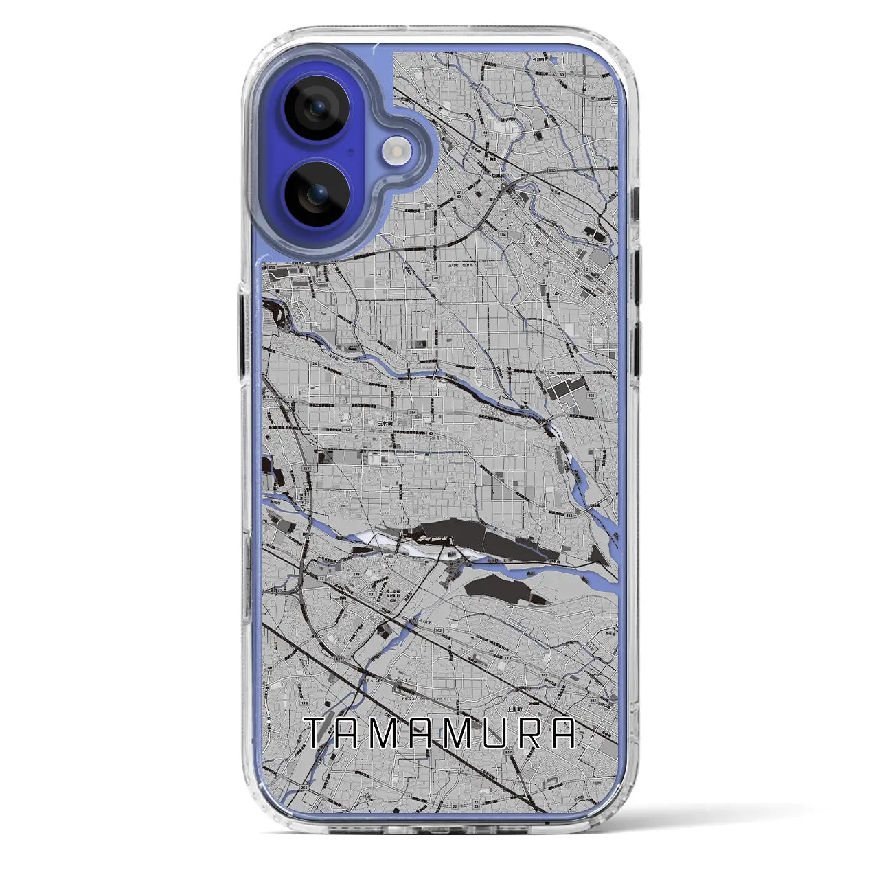 【玉村(群馬県)】地図柄iPhoneケース(MagSafeタイプ)
