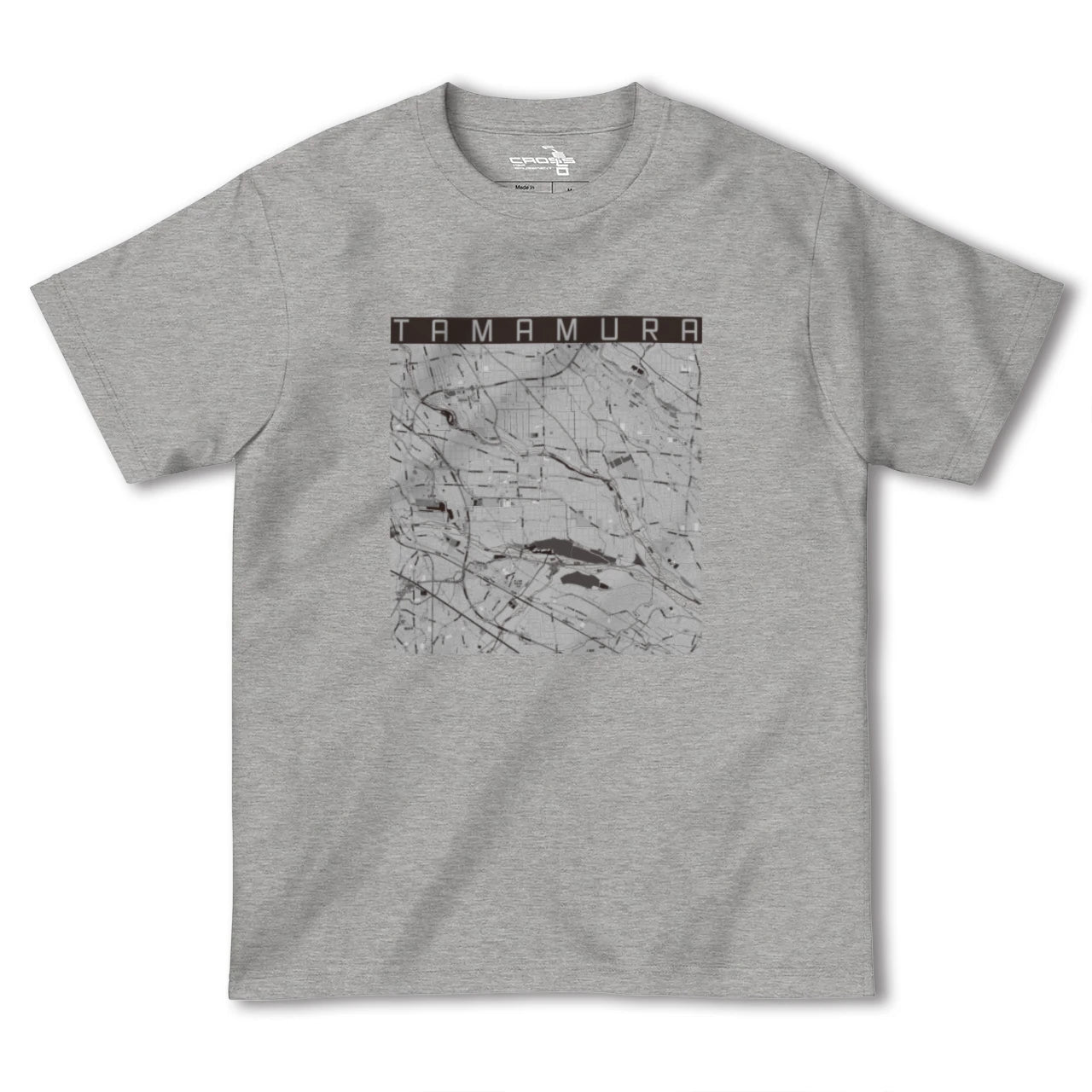 【玉村(群馬県)】地図柄ヘビーウェイトTシャツ
