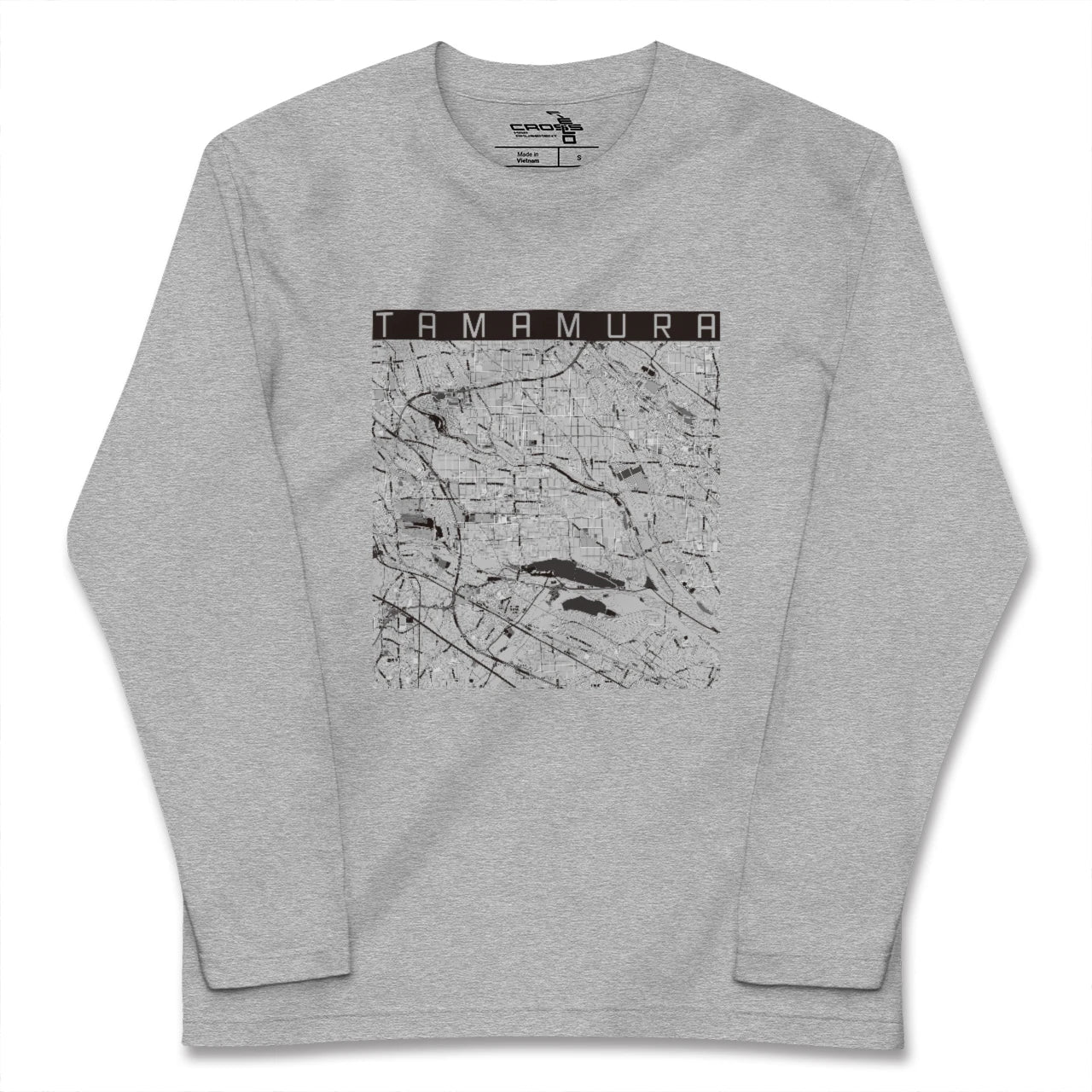 【玉村(群馬県)】地図柄ロングスリーブTシャツ