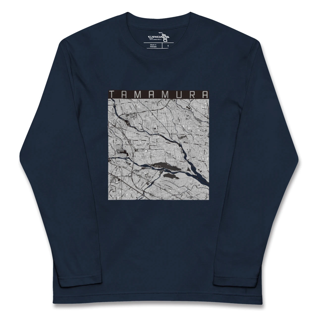 【玉村(群馬県)】地図柄ロングスリーブTシャツ