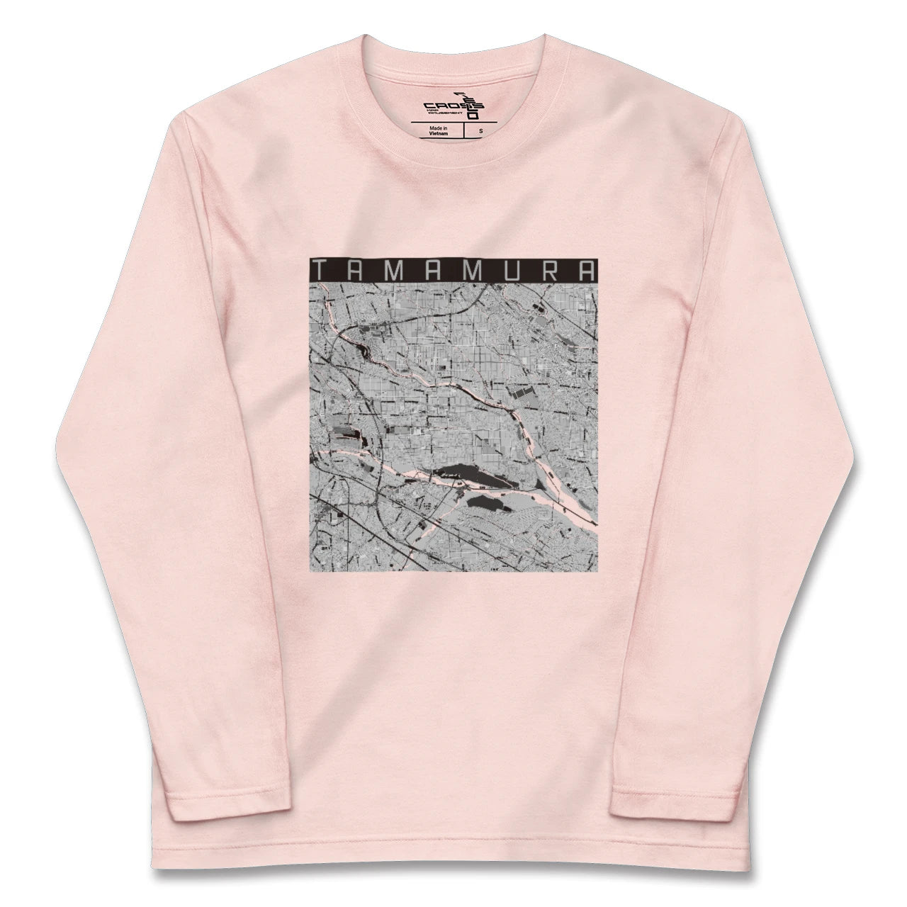 【玉村(群馬県)】地図柄ロングスリーブTシャツ