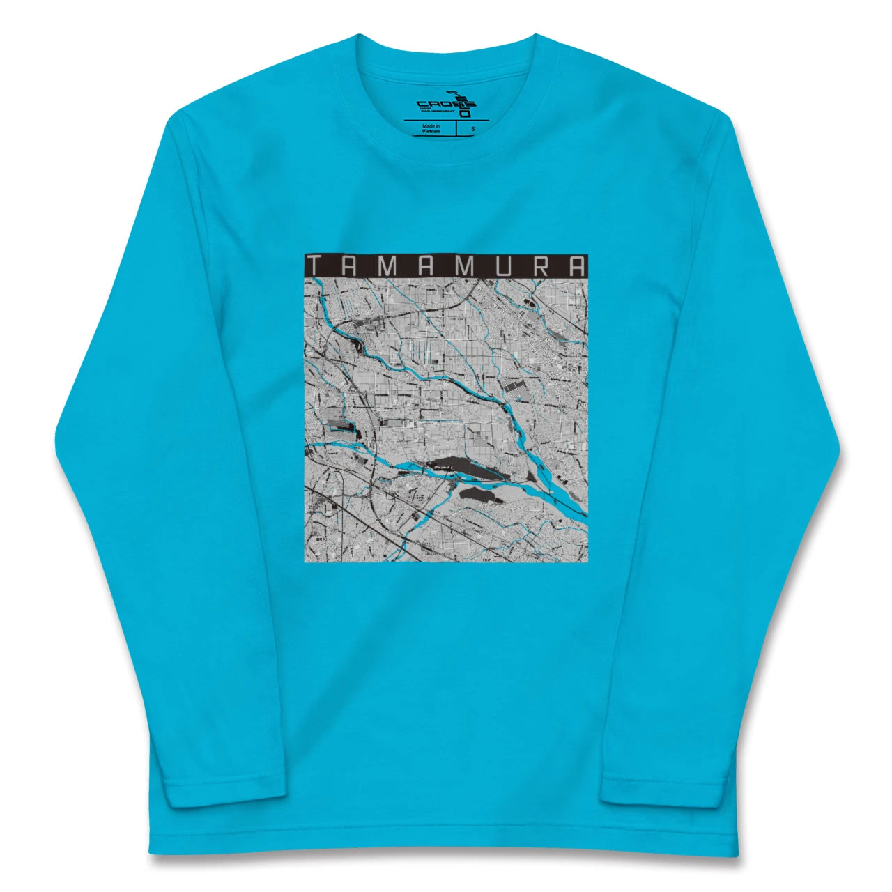 【玉村(群馬県)】地図柄ロングスリーブTシャツ