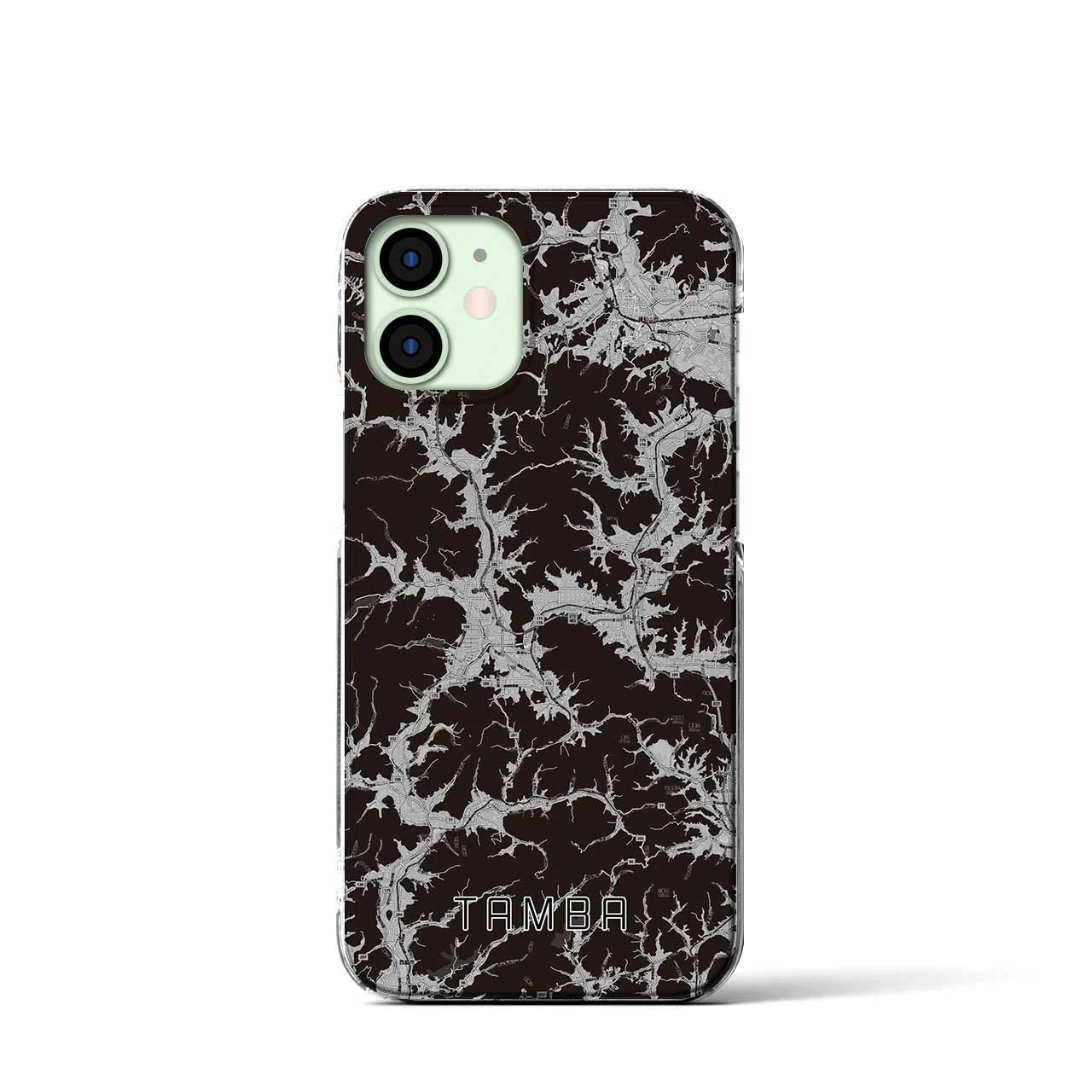 【丹波(兵庫県)】地図柄iPhoneケース(クリアタイプ)