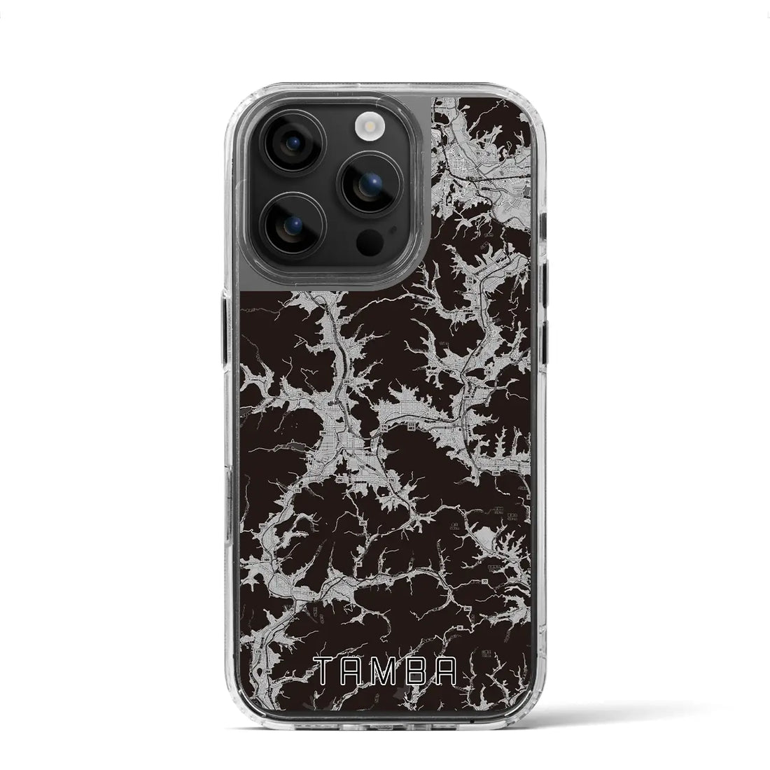 【丹波(兵庫県)】地図柄iPhoneケース(MagSafeタイプ)