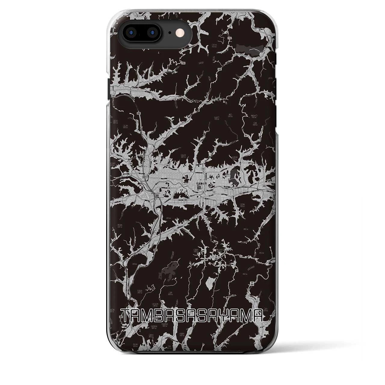 【丹波篠山(兵庫県)】地図柄iPhoneケース(クリアタイプ)