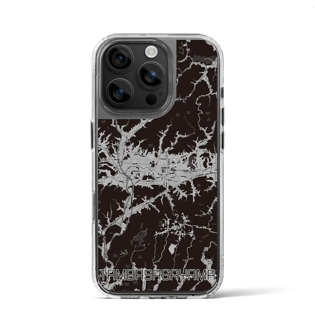 【丹波篠山(兵庫県)】地図柄iPhoneケース(MagSafeタイプ)