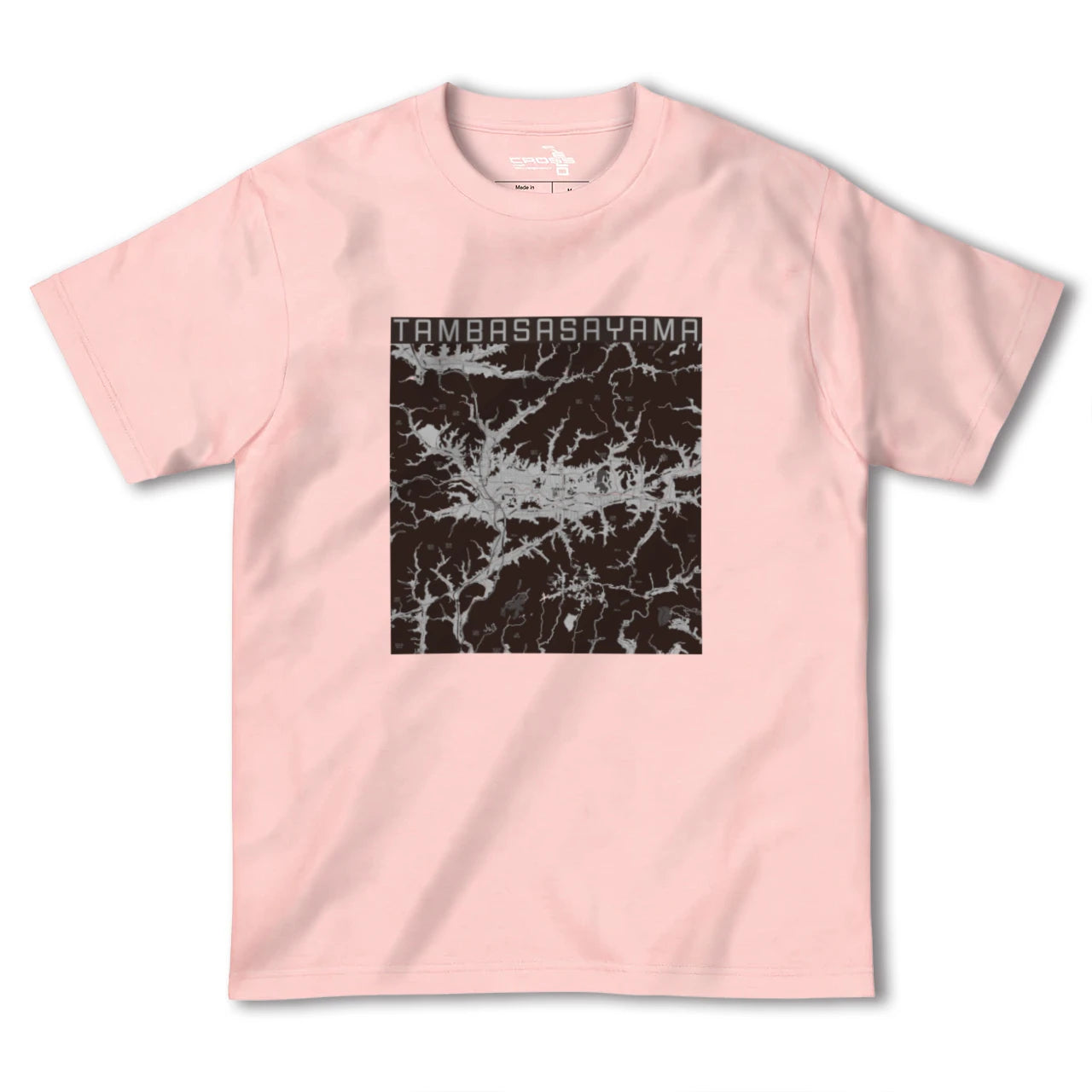 【丹波篠山(兵庫県)】地図柄ヘビーウェイトTシャツ