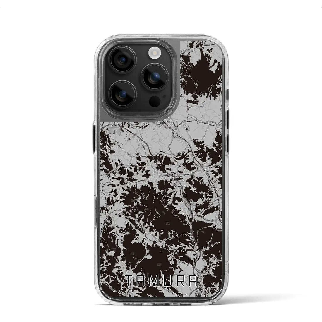 【田村(福島県)】地図柄iPhoneケース(MagSafeタイプ)