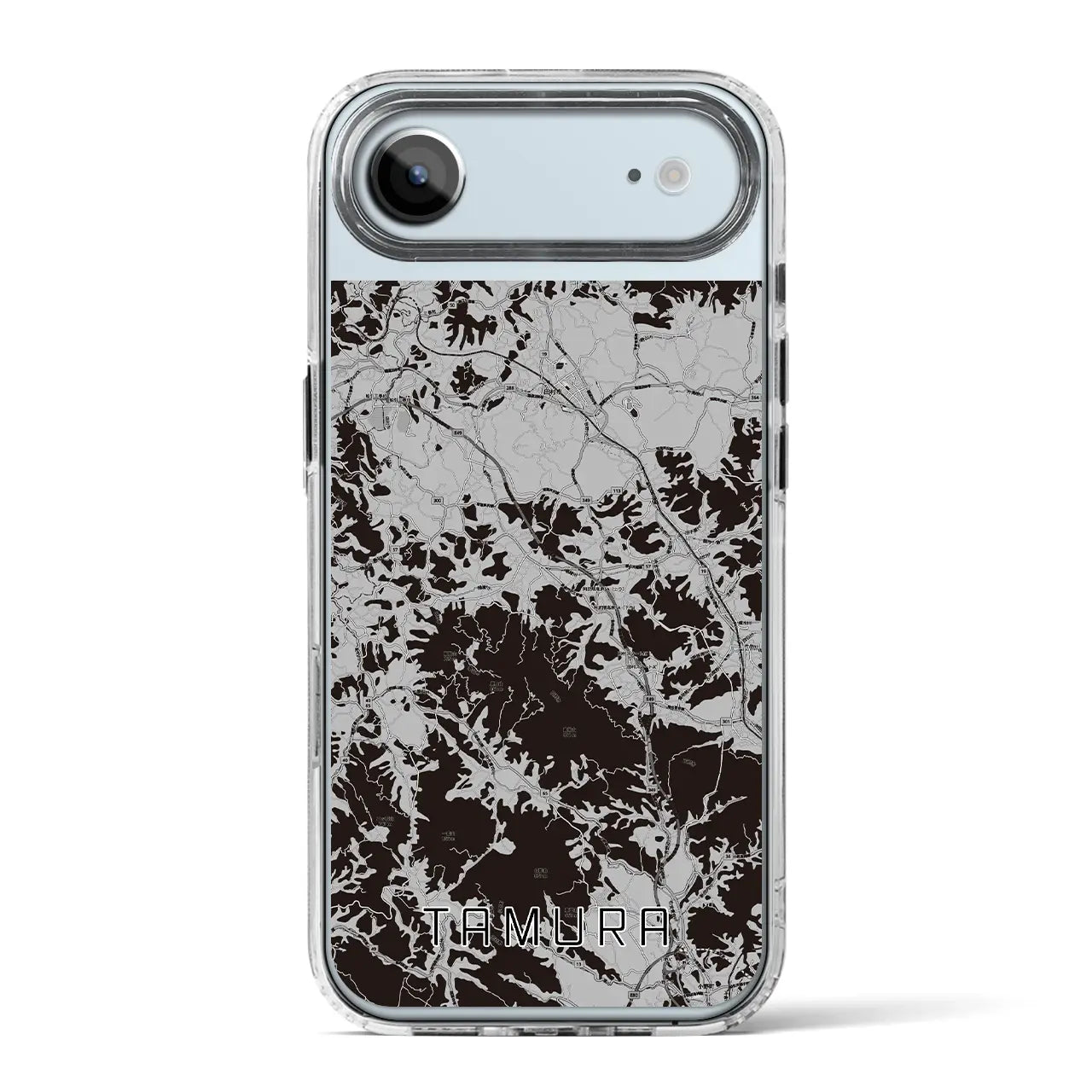 【田村(福島県)】地図柄iPhoneケース(MagSafeタイプ)