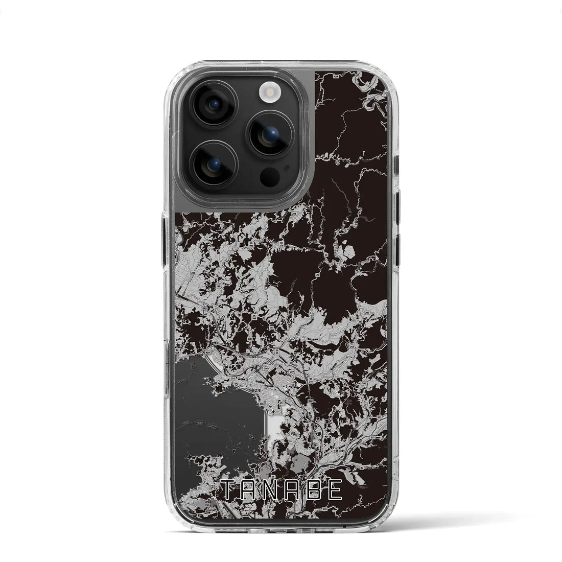 【田辺(和歌山県)】地図柄iPhoneケース(MagSafeタイプ)