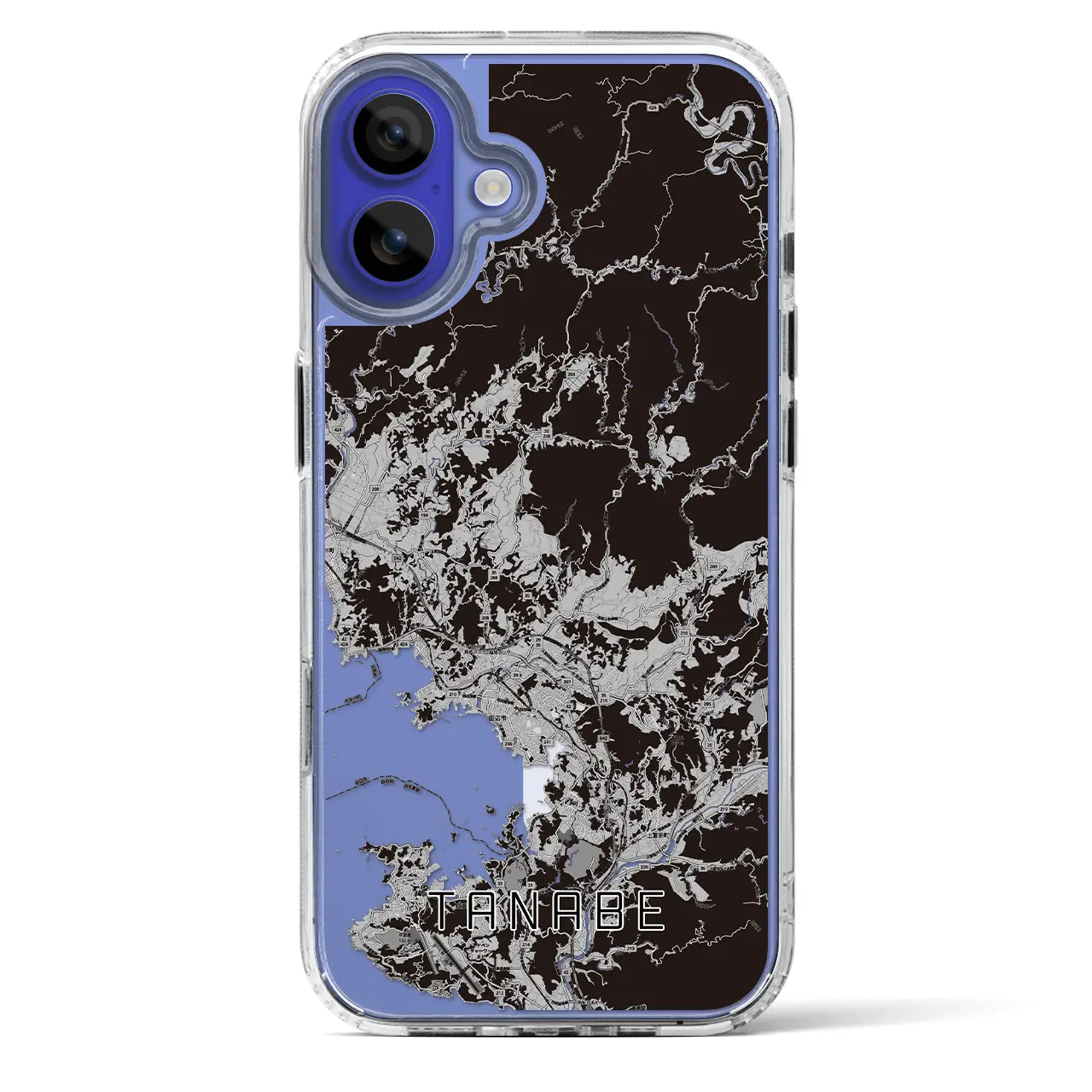 【田辺(和歌山県)】地図柄iPhoneケース(MagSafeタイプ)