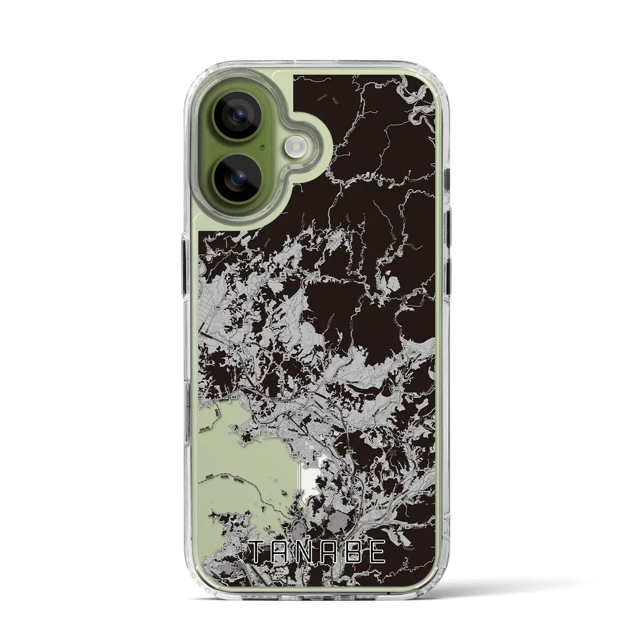 【田辺(和歌山県)】地図柄iPhoneケース(MagSafeタイプ)