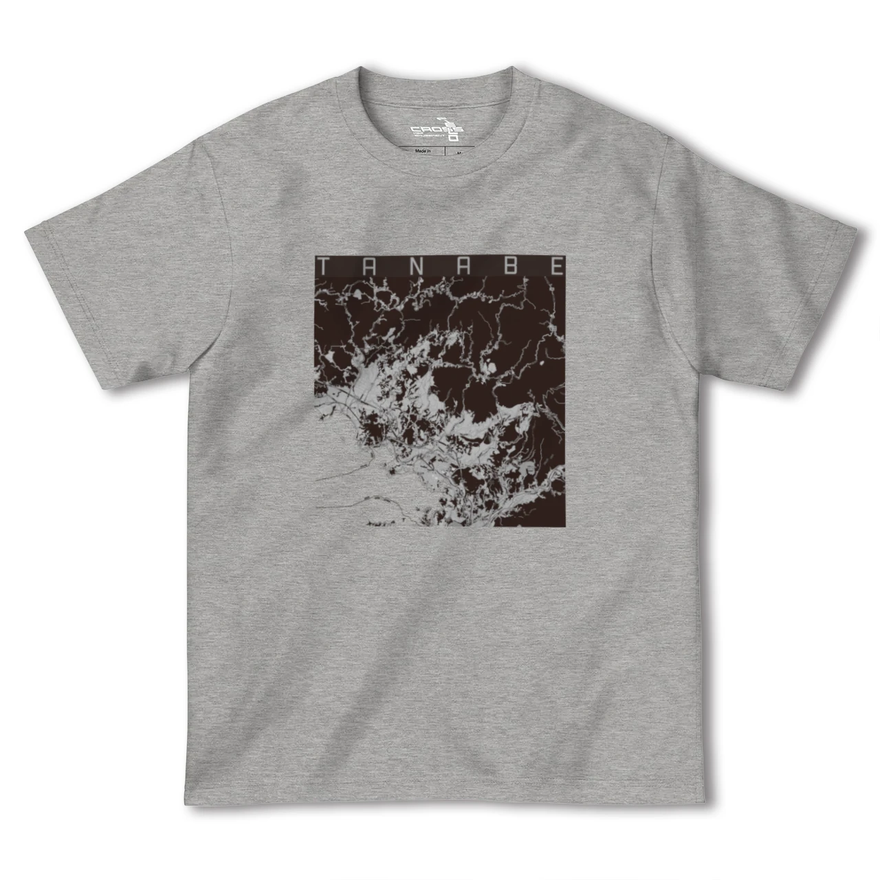 【田辺(和歌山県)】地図柄ヘビーウェイトTシャツ