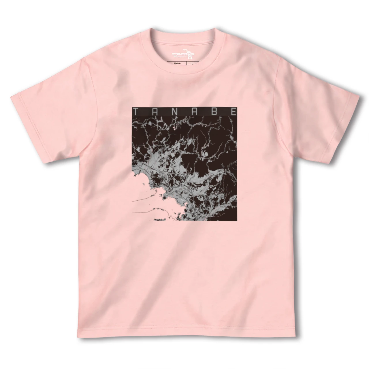 【田辺(和歌山県)】地図柄ヘビーウェイトTシャツ