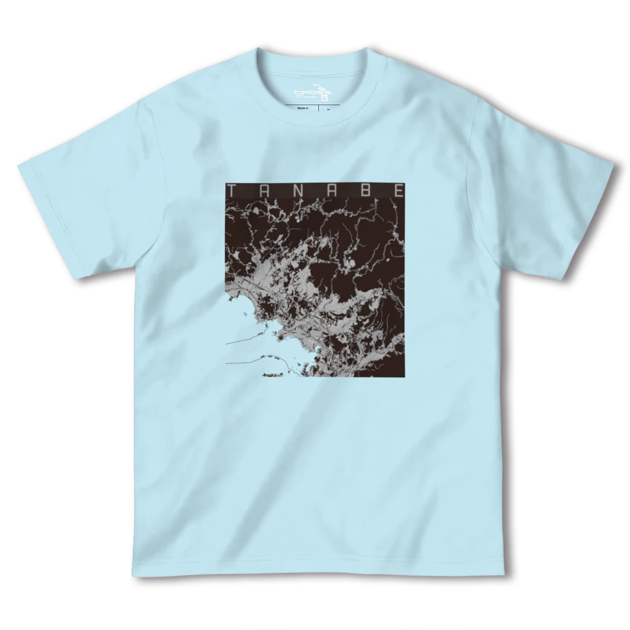【田辺(和歌山県)】地図柄ヘビーウェイトTシャツ