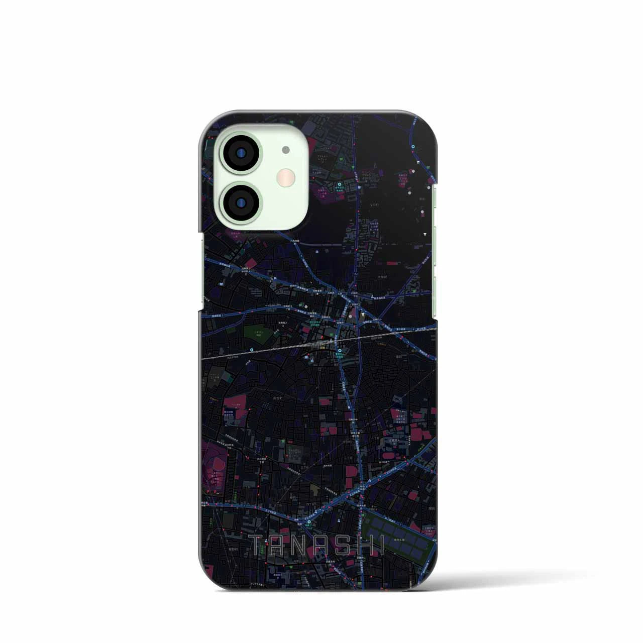 【田無(東京都)】地図柄iPhoneケース(バックカバータイプ)
