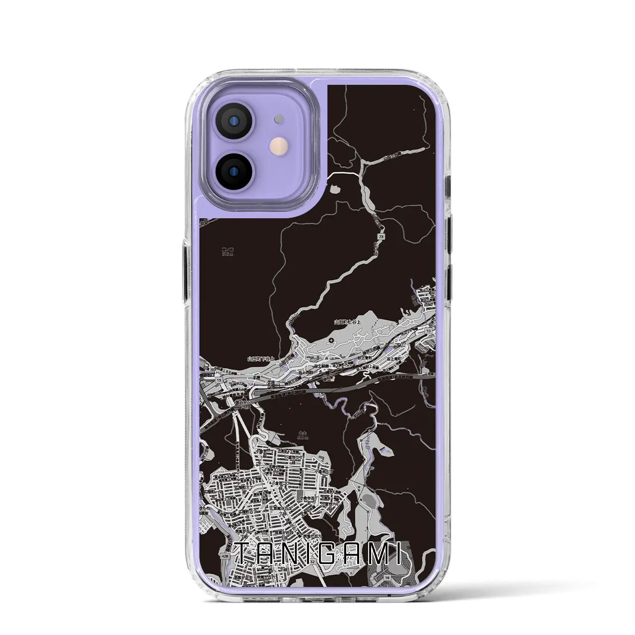 【谷上(兵庫県)】地図柄iPhoneケース(MagSafeタイプ)