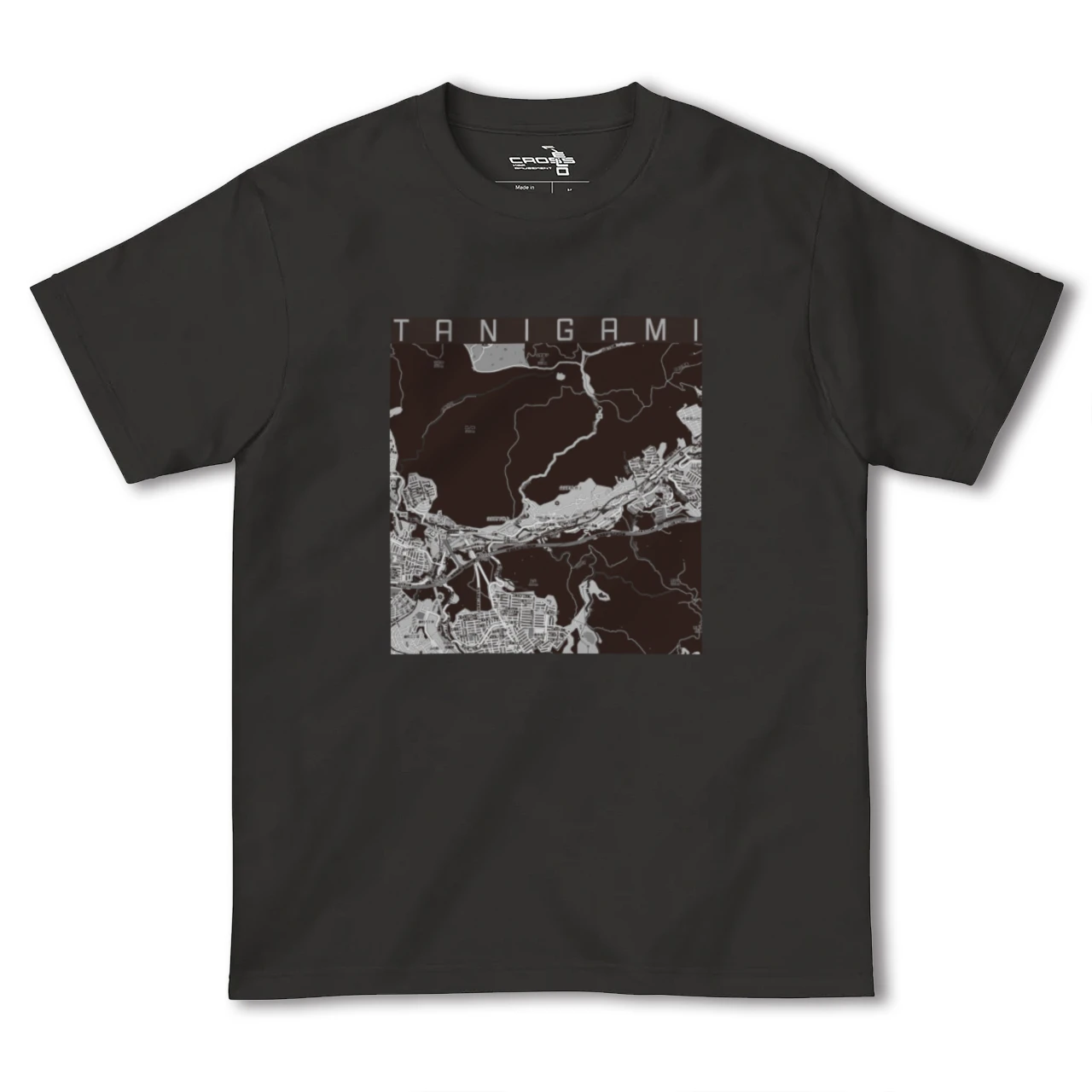 【谷上(兵庫県)】地図柄ヘビーウェイトTシャツ