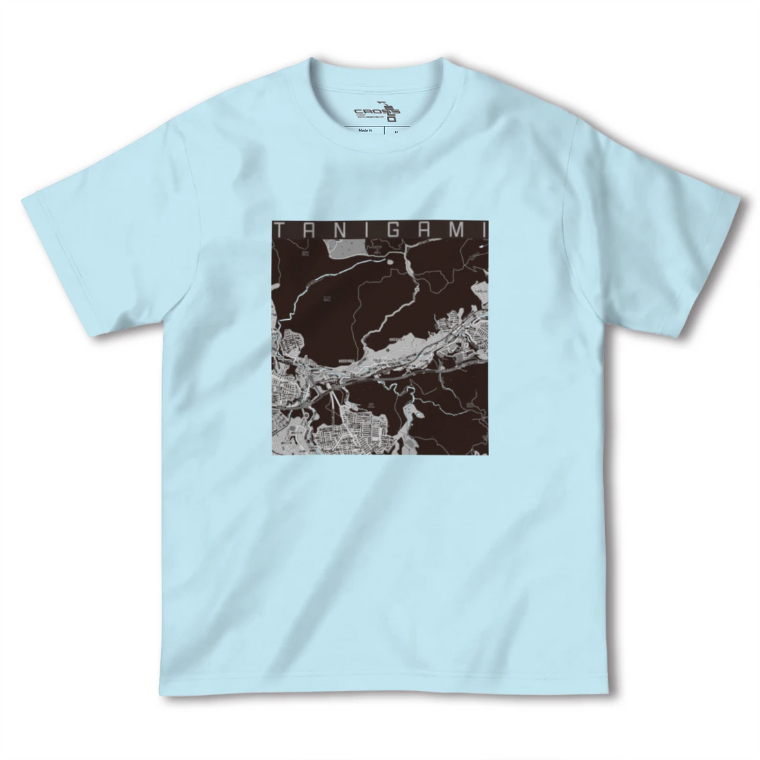 【谷上(兵庫県)】地図柄ヘビーウェイトTシャツ