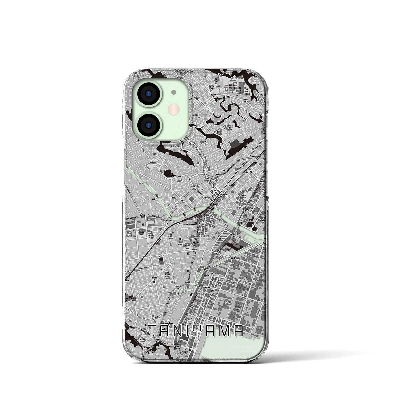 【谷山(鹿児島県)】地図柄iPhoneケース(クリアタイプ)