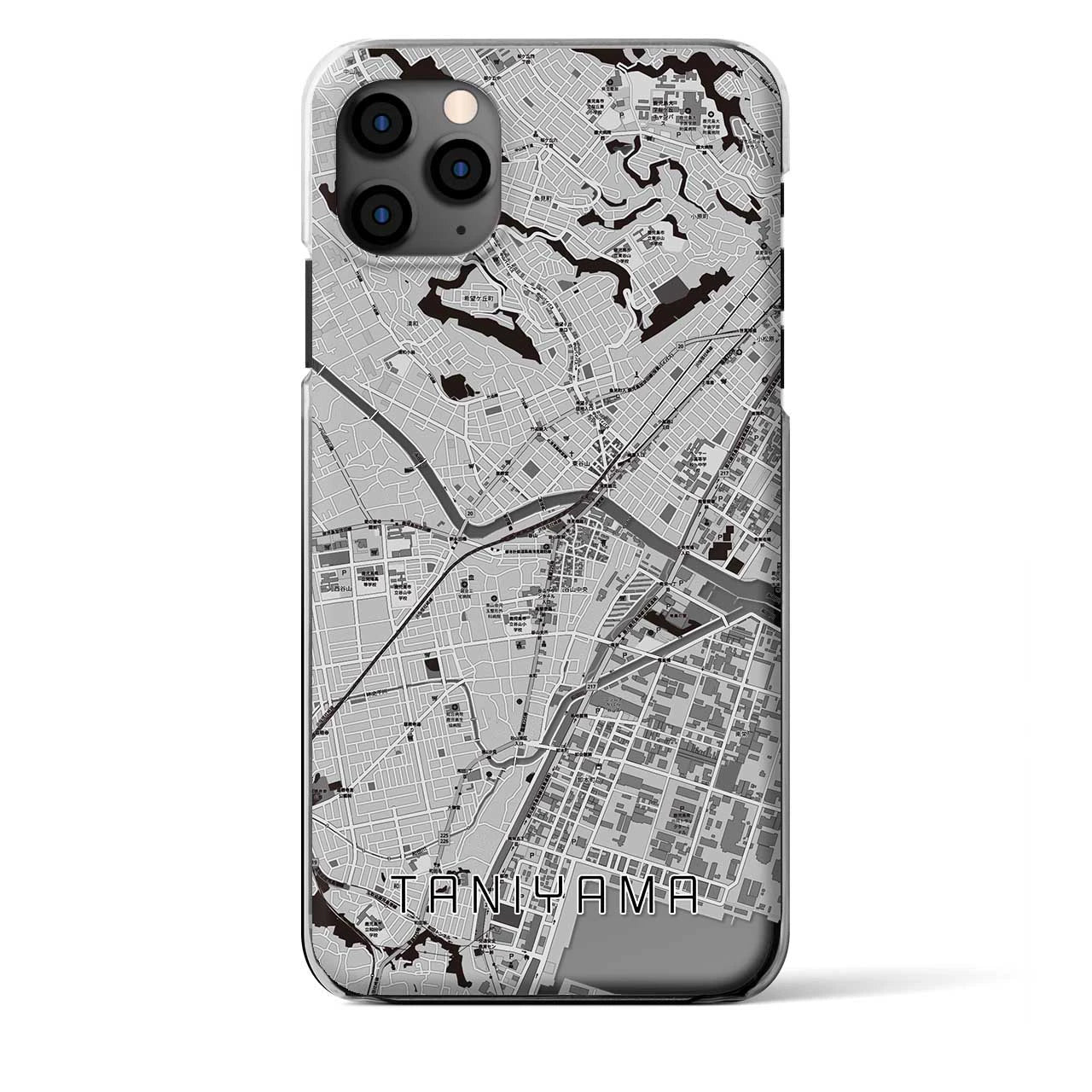 【谷山(鹿児島県)】地図柄iPhoneケース(クリアタイプ)