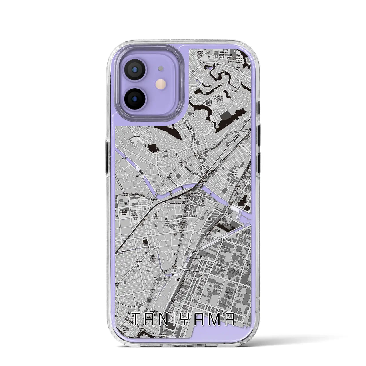 【谷山(鹿児島県)】地図柄iPhoneケース(MagSafeタイプ)