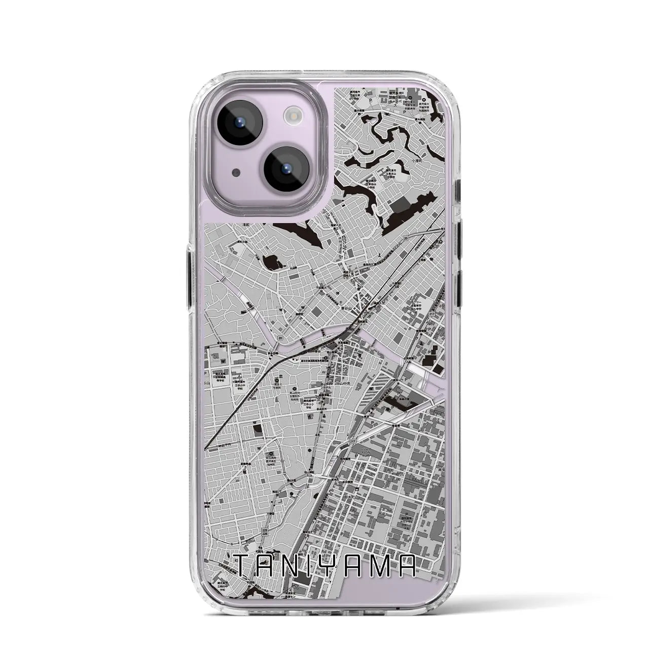 【谷山(鹿児島県)】地図柄iPhoneケース(MagSafeタイプ)