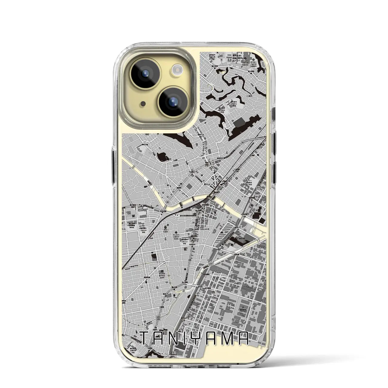 【谷山(鹿児島県)】地図柄iPhoneケース(MagSafeタイプ)