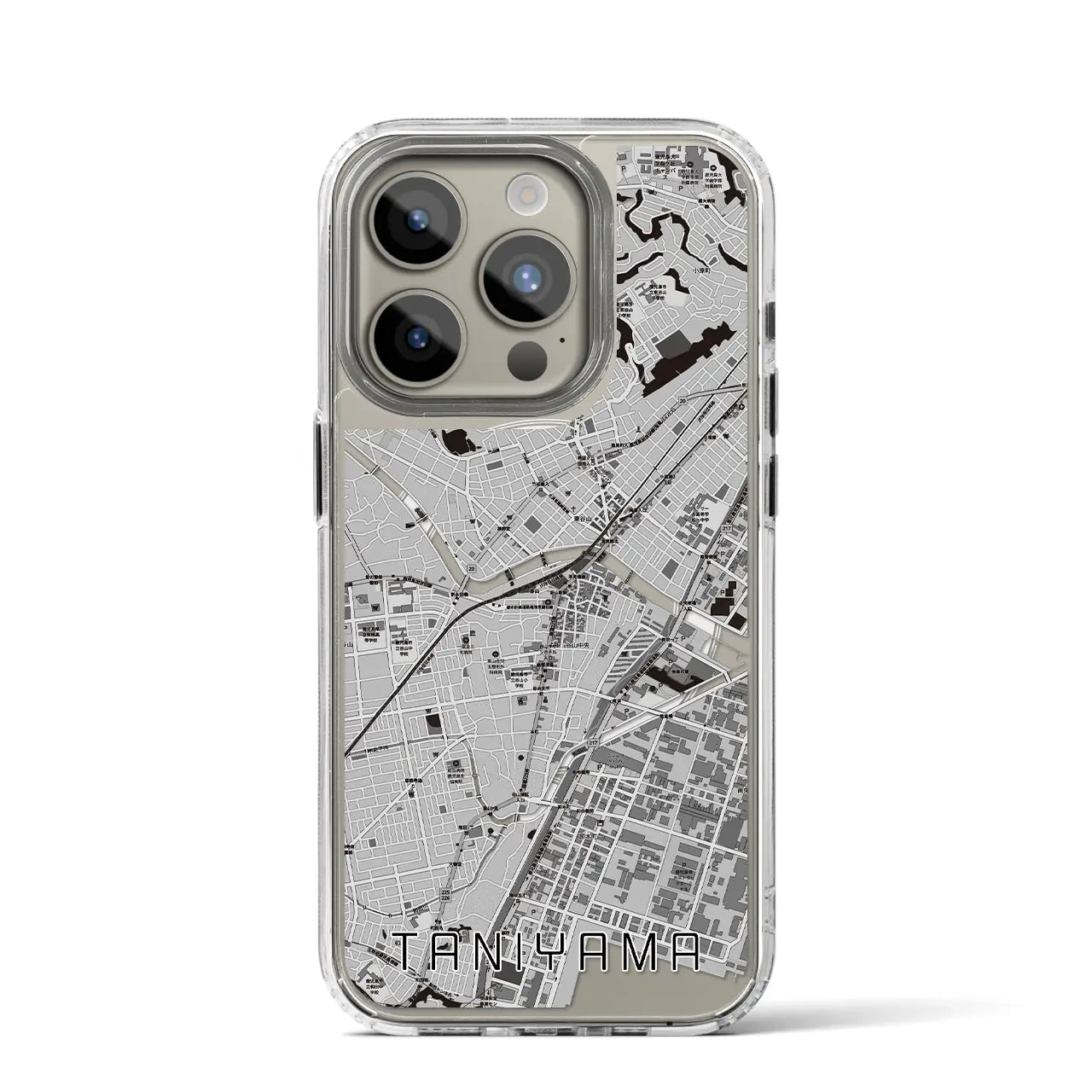 【谷山(鹿児島県)】地図柄iPhoneケース(MagSafeタイプ)