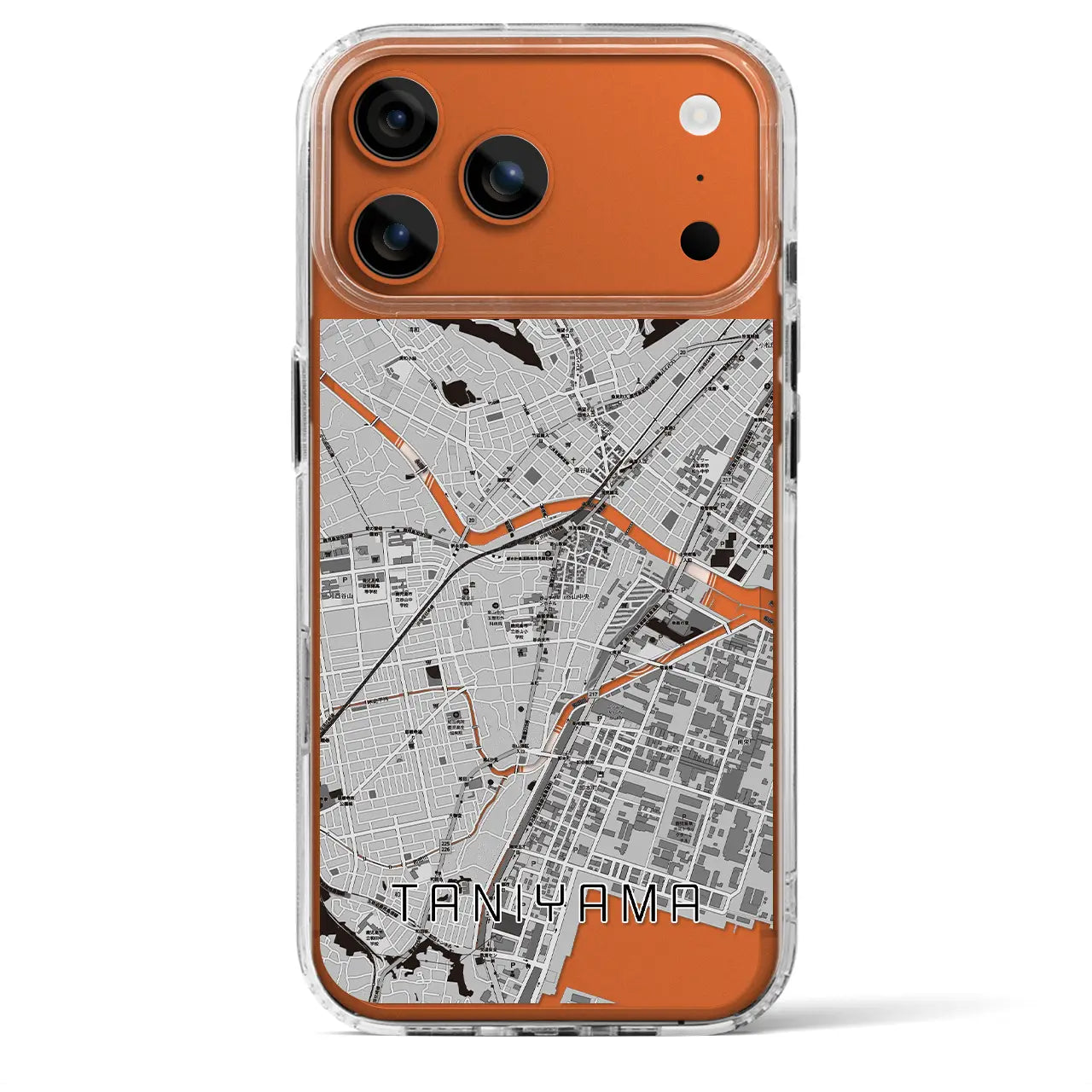 【谷山(鹿児島県)】地図柄iPhoneケース(MagSafeタイプ)