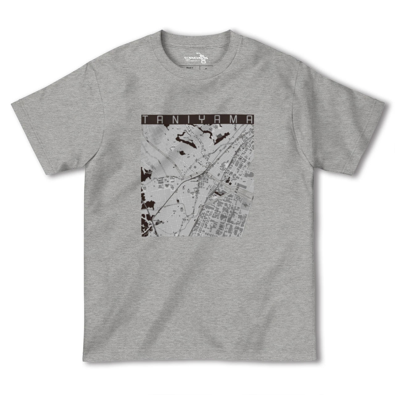 【谷山(鹿児島県)】地図柄ヘビーウェイトTシャツ