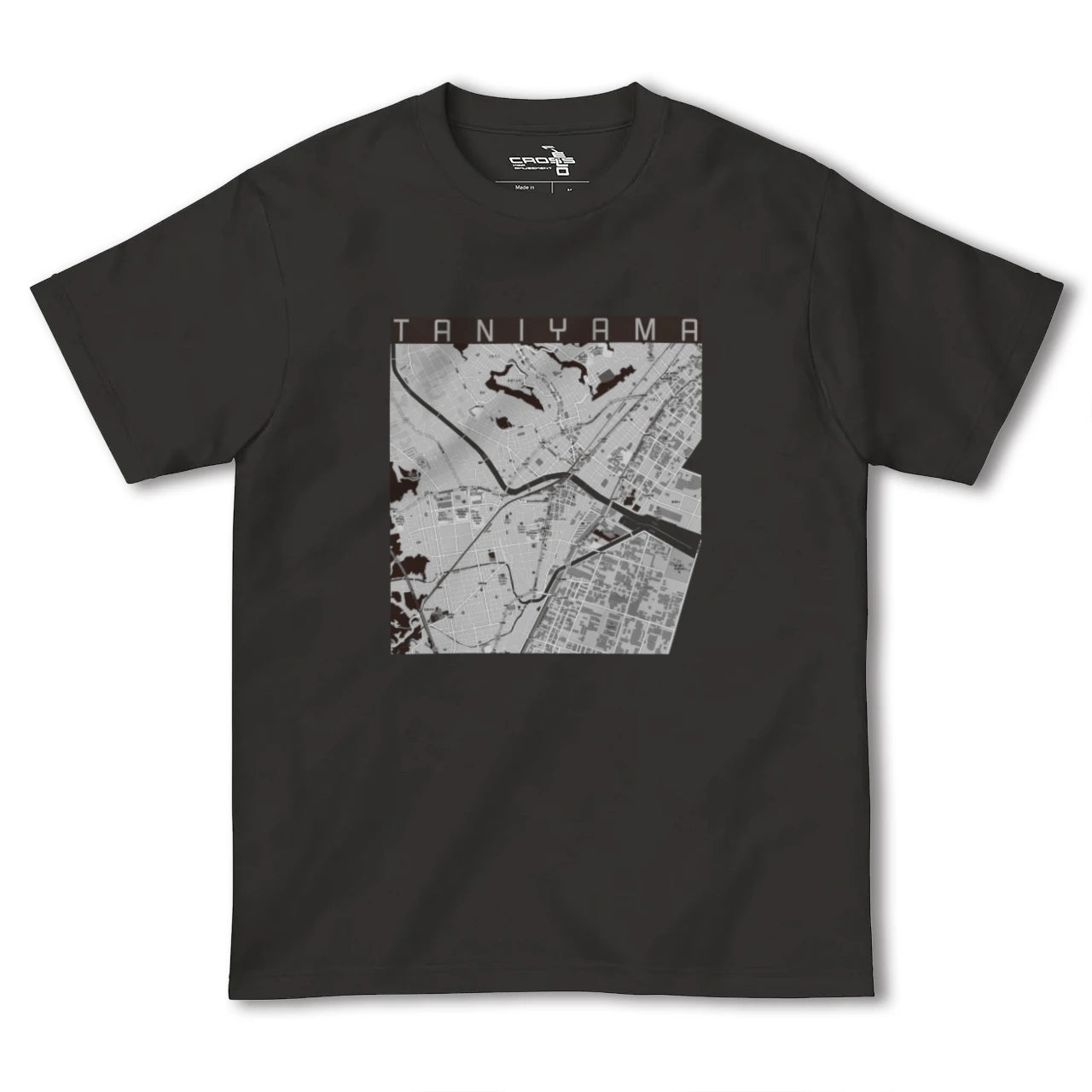 【谷山(鹿児島県)】地図柄ヘビーウェイトTシャツ