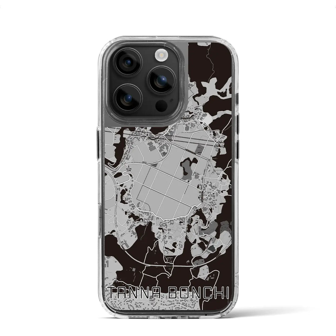 【丹那盆地(静岡県)】地図柄iPhoneケース(MagSafeタイプ)