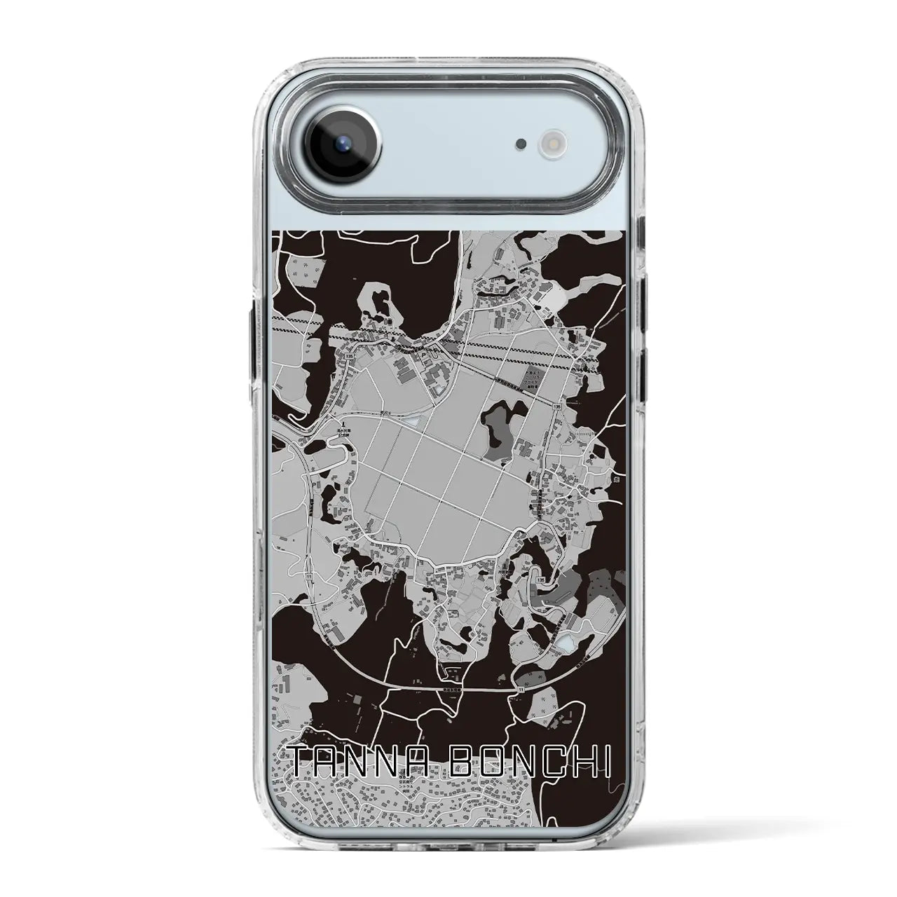 【丹那盆地(静岡県)】地図柄iPhoneケース(MagSafeタイプ)