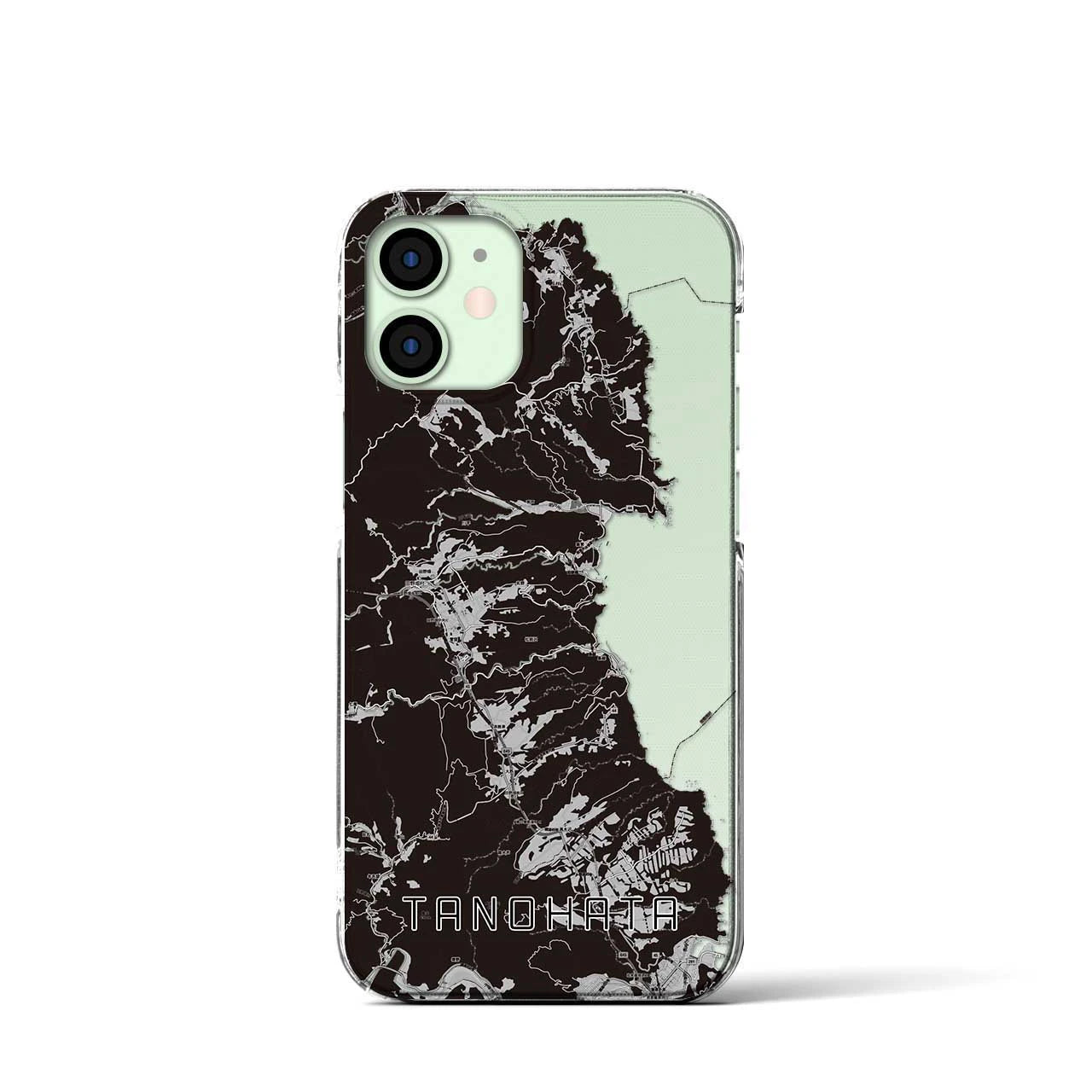 【田野畑(岩手県)】地図柄iPhoneケース(クリアタイプ)