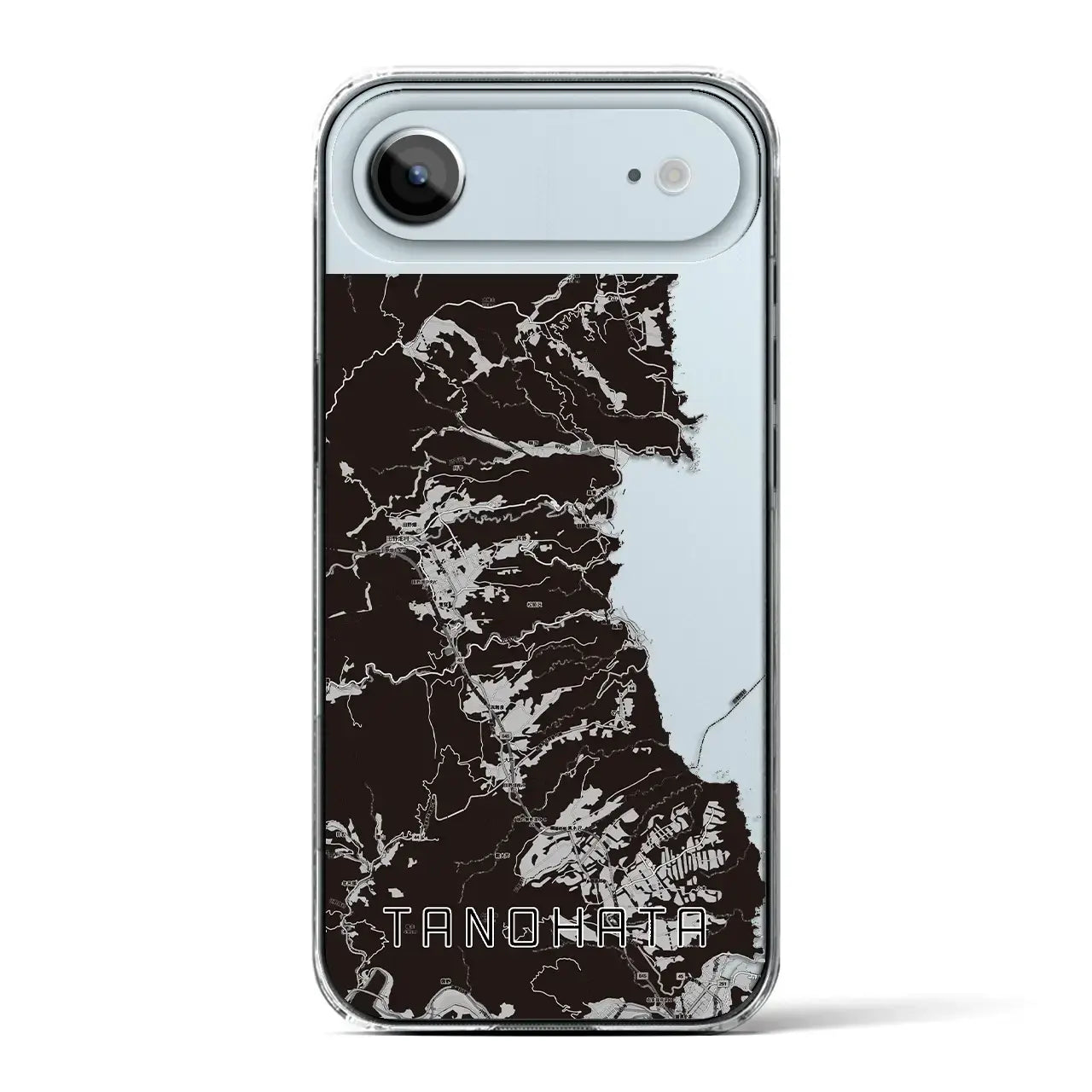 【田野畑(岩手県)】地図柄iPhoneケース(クリアタイプ)