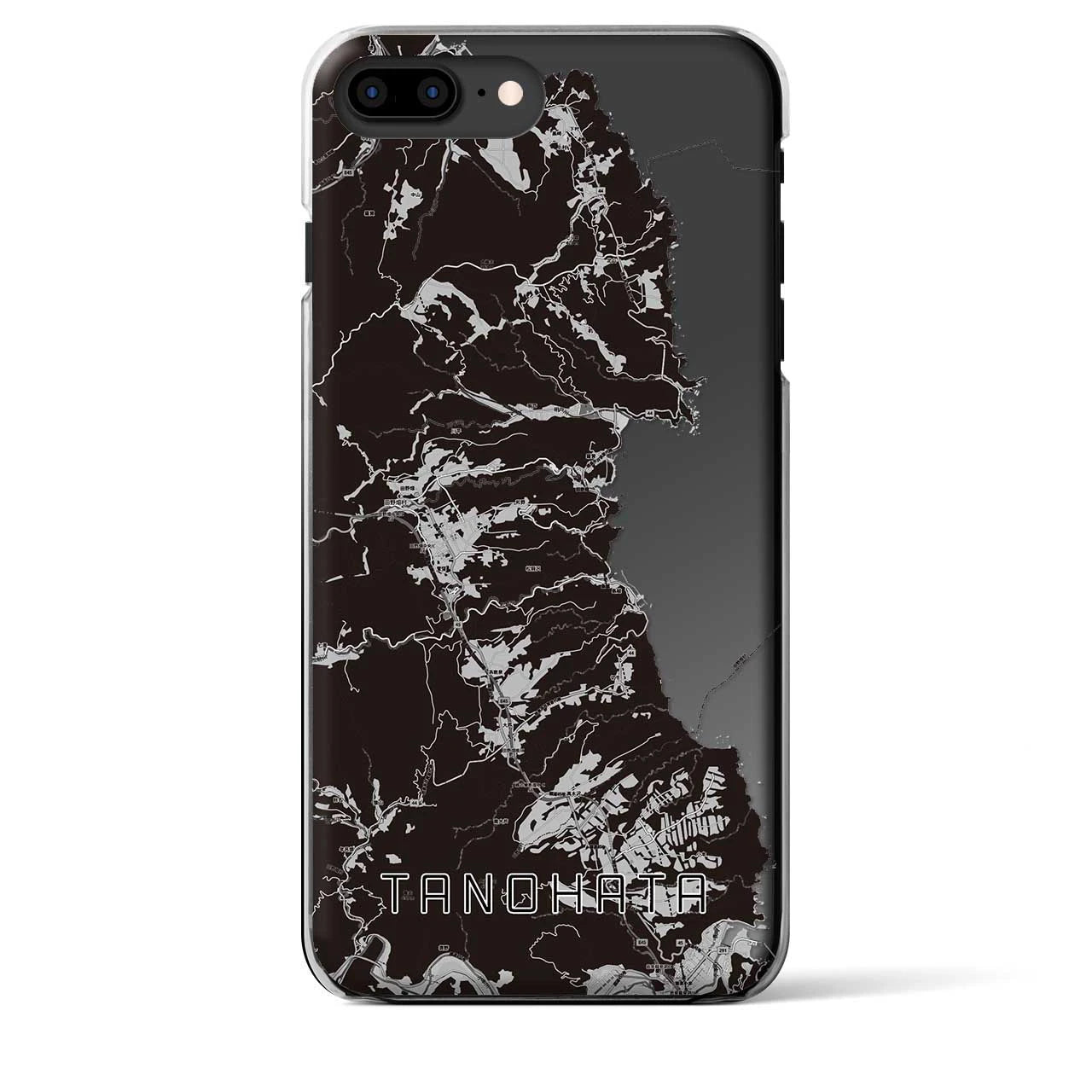 【田野畑(岩手県)】地図柄iPhoneケース(クリアタイプ)