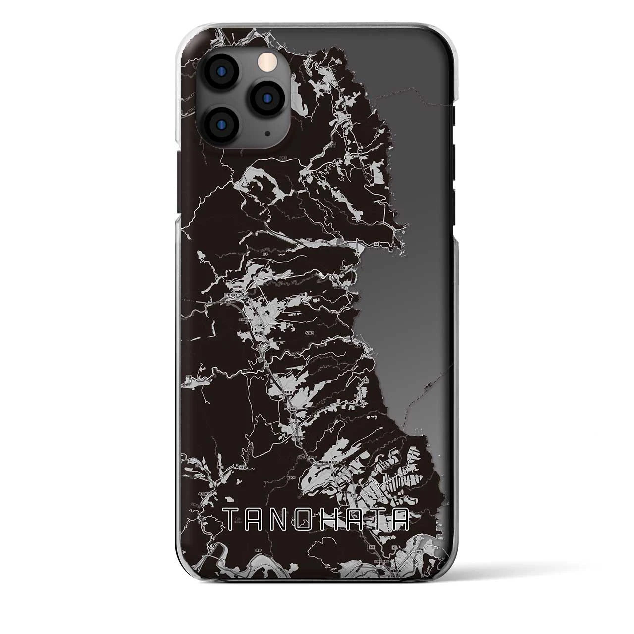 【田野畑(岩手県)】地図柄iPhoneケース(クリアタイプ)