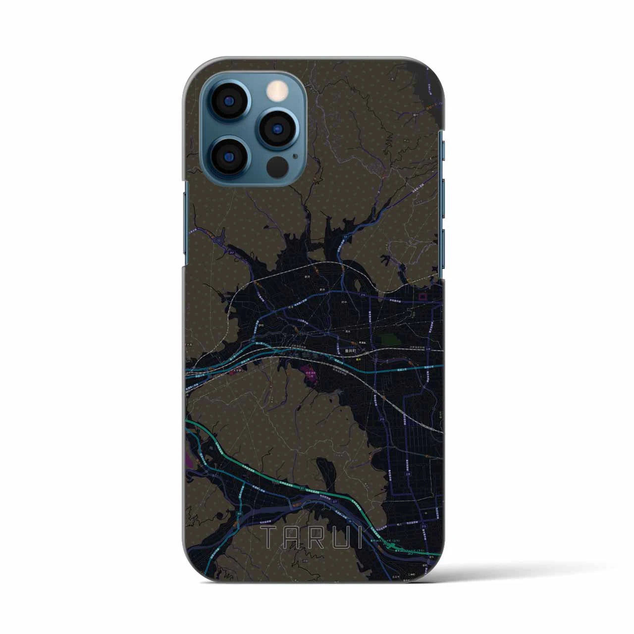 【垂井(岐阜県)】地図柄iPhoneケース(バックカバータイプ)