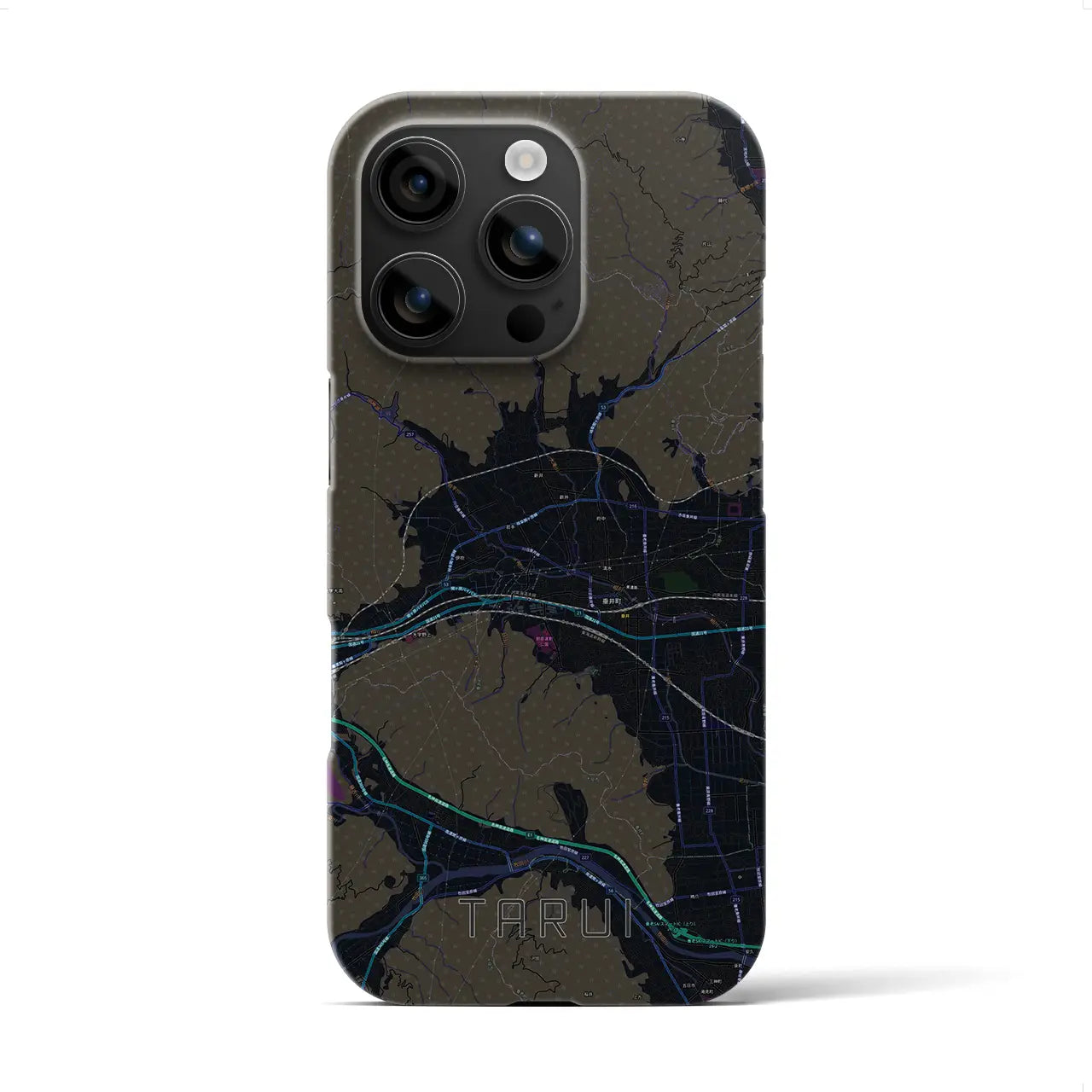【垂井(岐阜県)】地図柄iPhoneケース(バックカバータイプ)