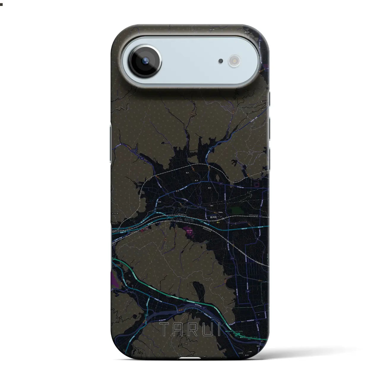 【垂井(岐阜県)】地図柄iPhoneケース(バックカバータイプ)