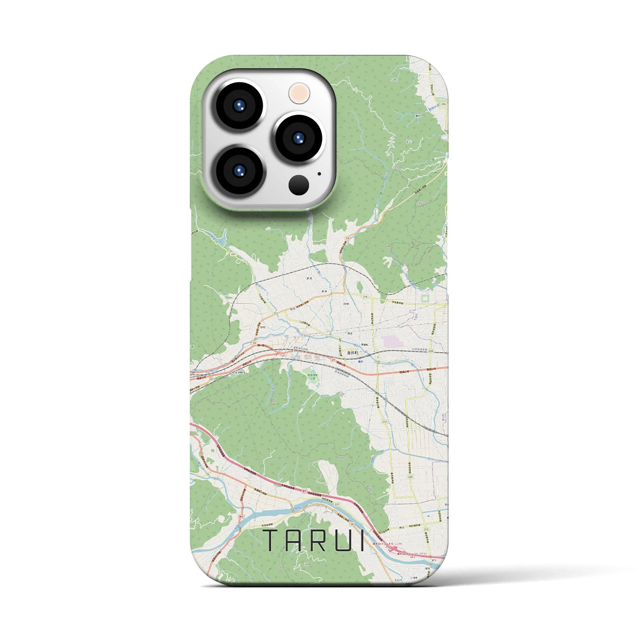 【垂井(岐阜県)】地図柄iPhoneケース(バックカバータイプ)